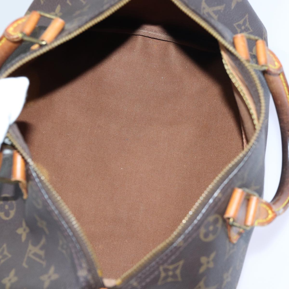 LOUIS VUITTON Monogram Speedy 30 Hand Bag M41526 LV Auth ar12270