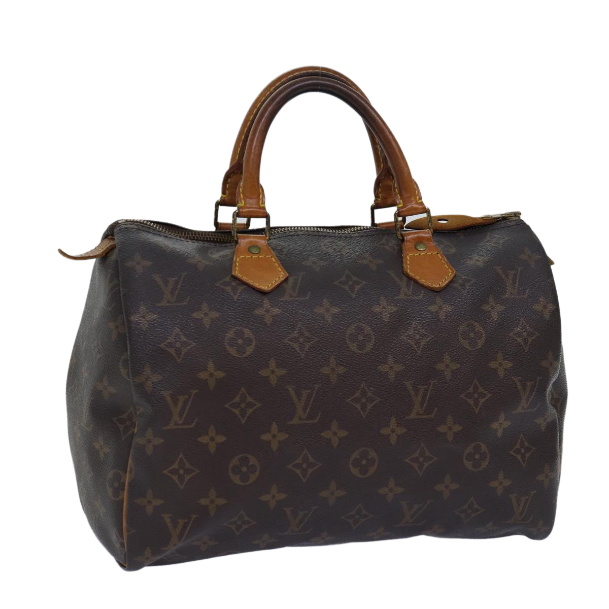 LOUIS VUITTON Monogram Speedy 30 Hand Bag M41526 LV Auth ar12270