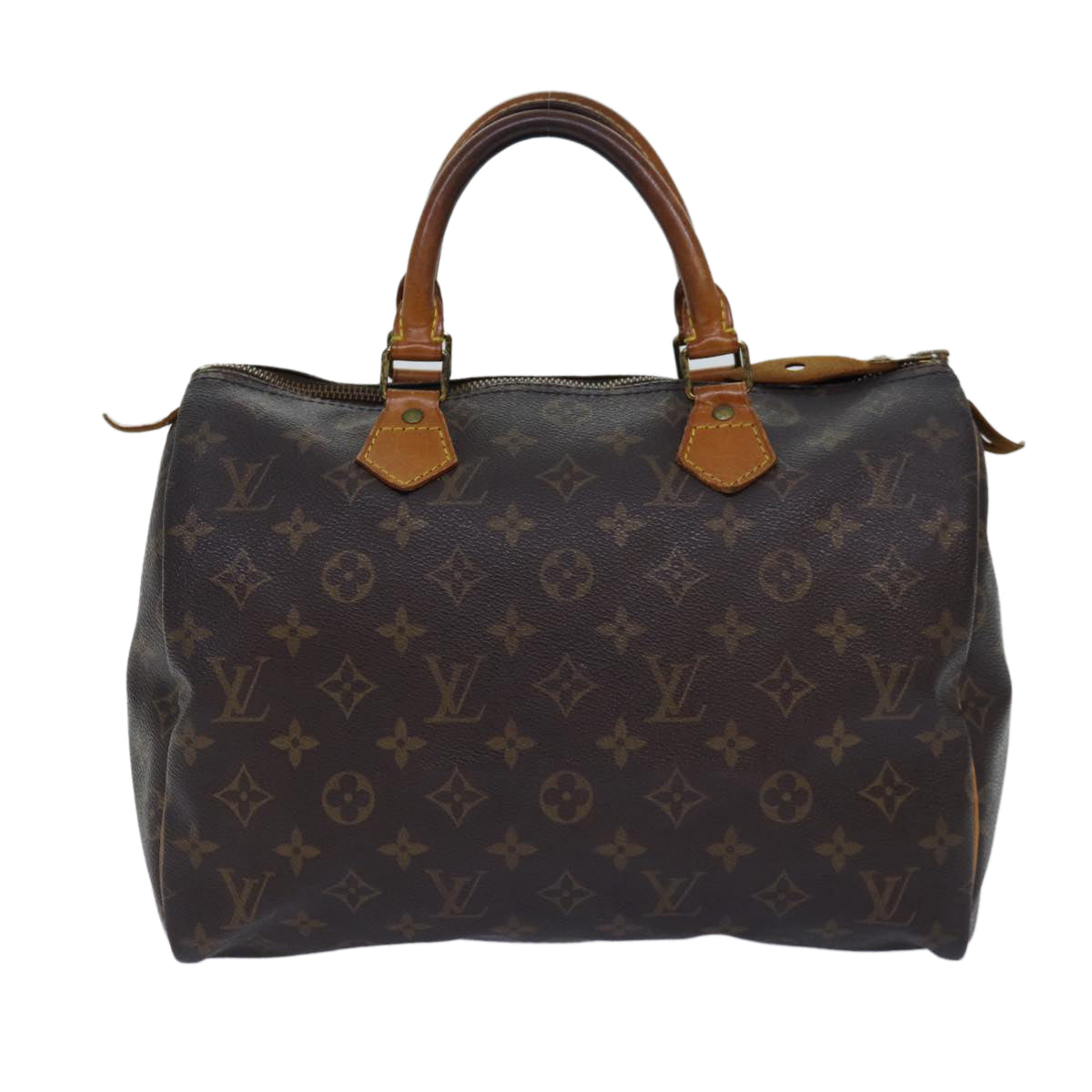 LOUIS VUITTON Monogram Speedy 30 Hand Bag M41526 LV Auth ar12270