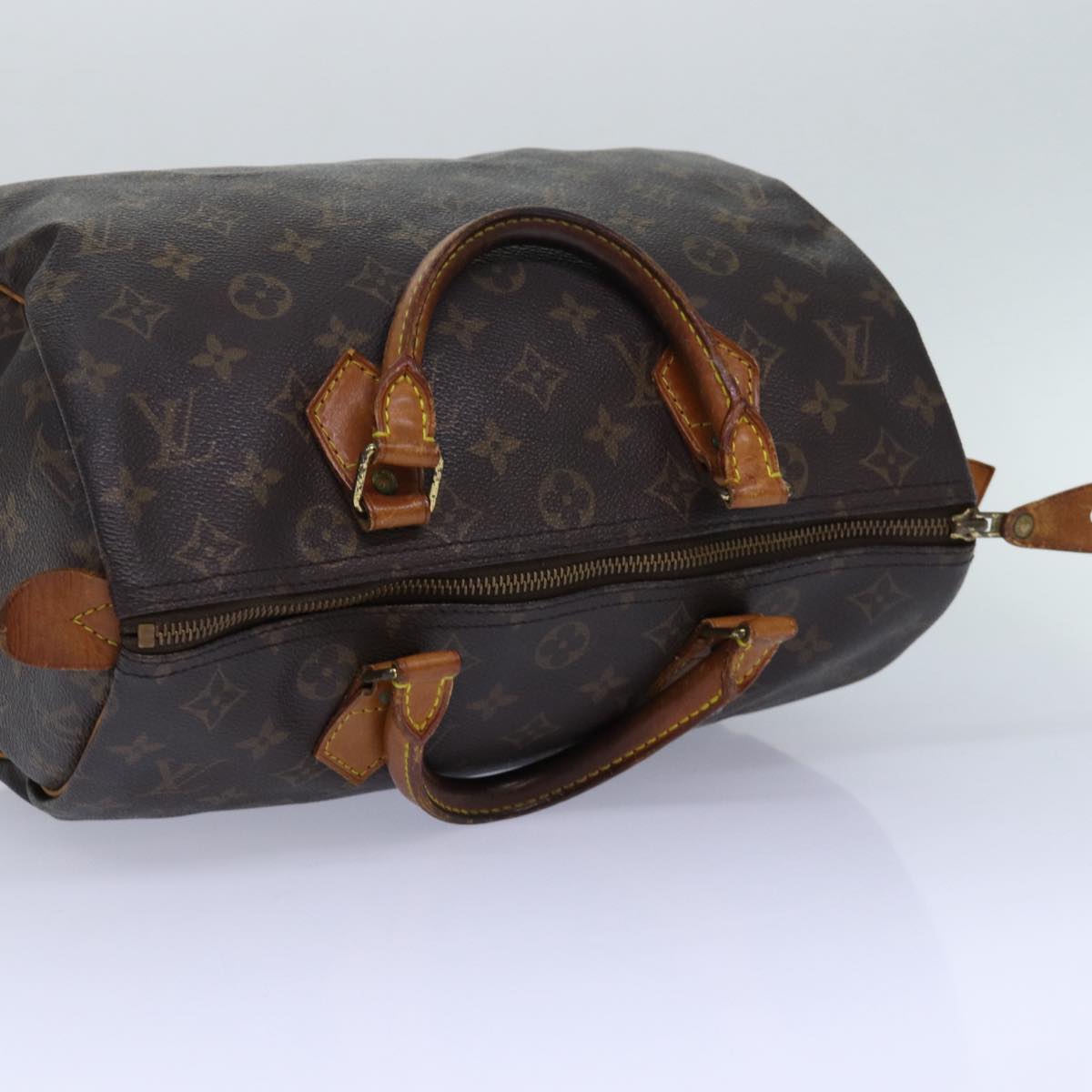 LOUIS VUITTON Monogram Speedy 30 Hand Bag M41526 LV Auth ar12270