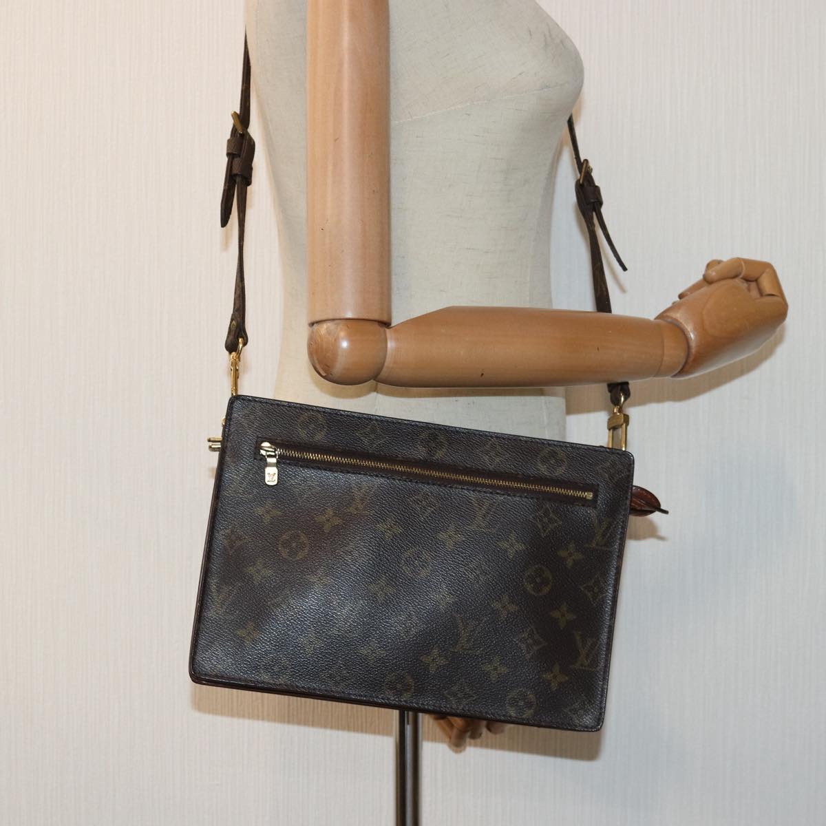 LOUIS VUITTON Monogram Angian Shoulder Bag M51205 LV Auth ar12274