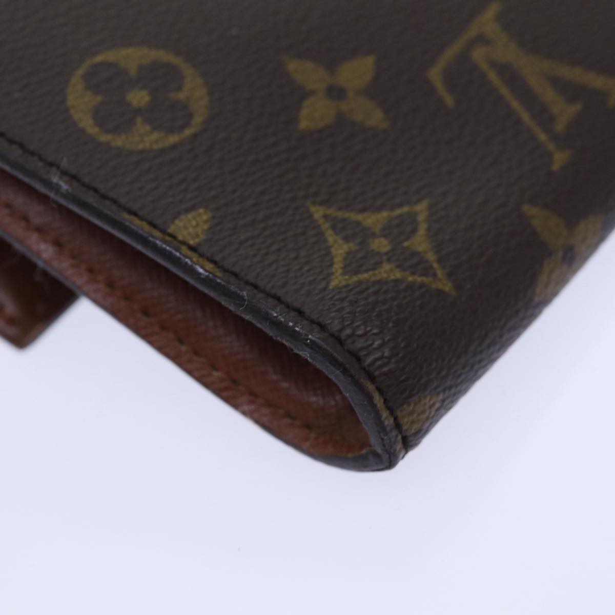 LOUIS VUITTON Monogram Porte Envelope Clutch Bag M51801 LV Auth ar12286