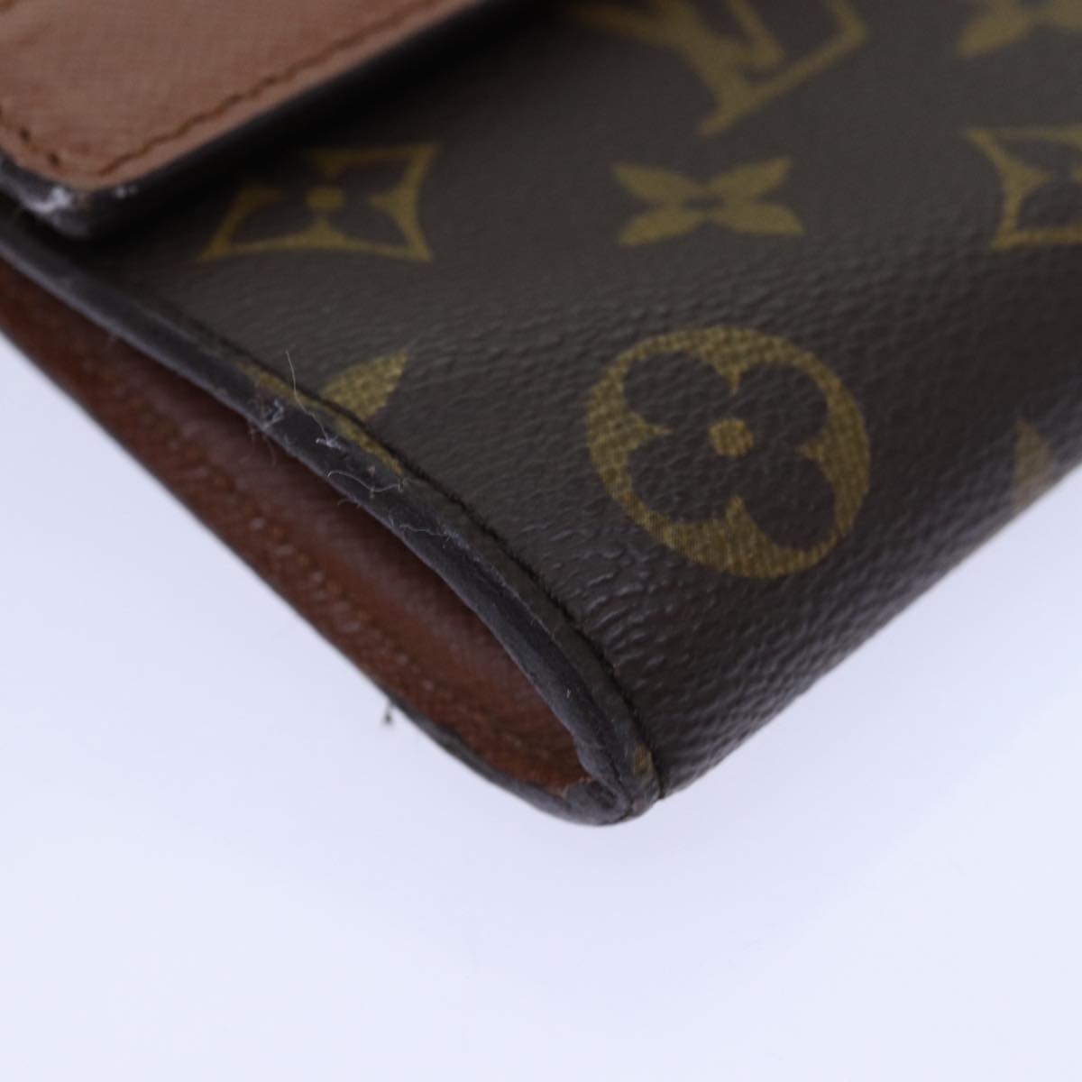 LOUIS VUITTON Monogram Porte Envelope Clutch Bag M51801 LV Auth ar12286