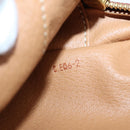 CELINE Macadam Canvas Shoulder Bag PVC Leather Brown Auth ar12296-12