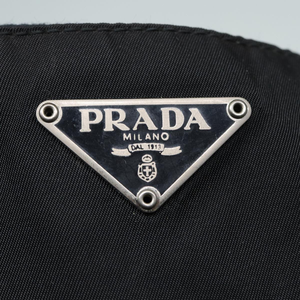 PRADA Shoulder Bag Nylon Black Auth ar12303