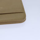 Christian Dior Shoulder Bag Leather Beige Auth ar12309-15
