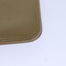 Christian Dior Shoulder Bag Leather Beige Auth ar12309-9