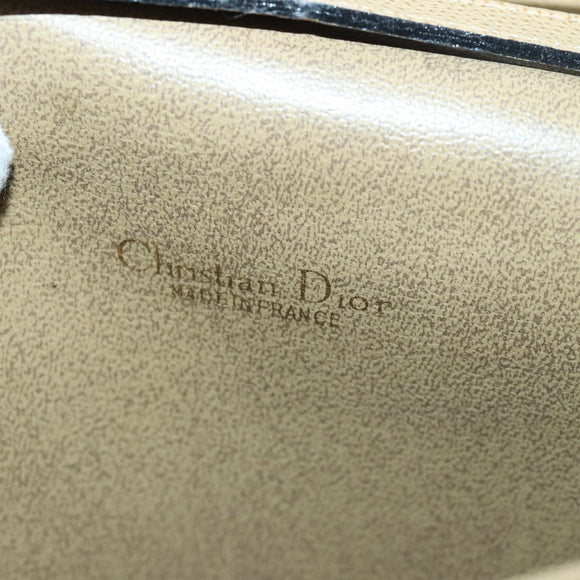 Christian Dior Shoulder Bag Leather Beige Auth ar12309
