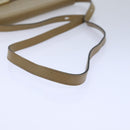 Christian Dior Shoulder Bag Leather Beige Auth ar12309-7