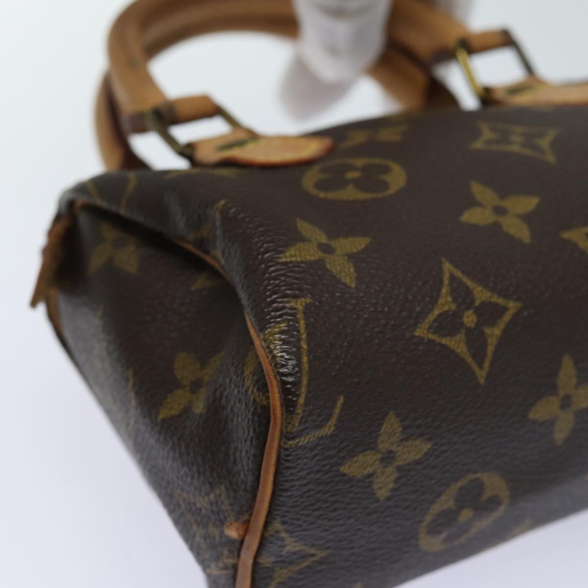 LOUIS VUITTON Monogram Mini Speedy Hand Bag Vintage M41534 LV Auth ar12313