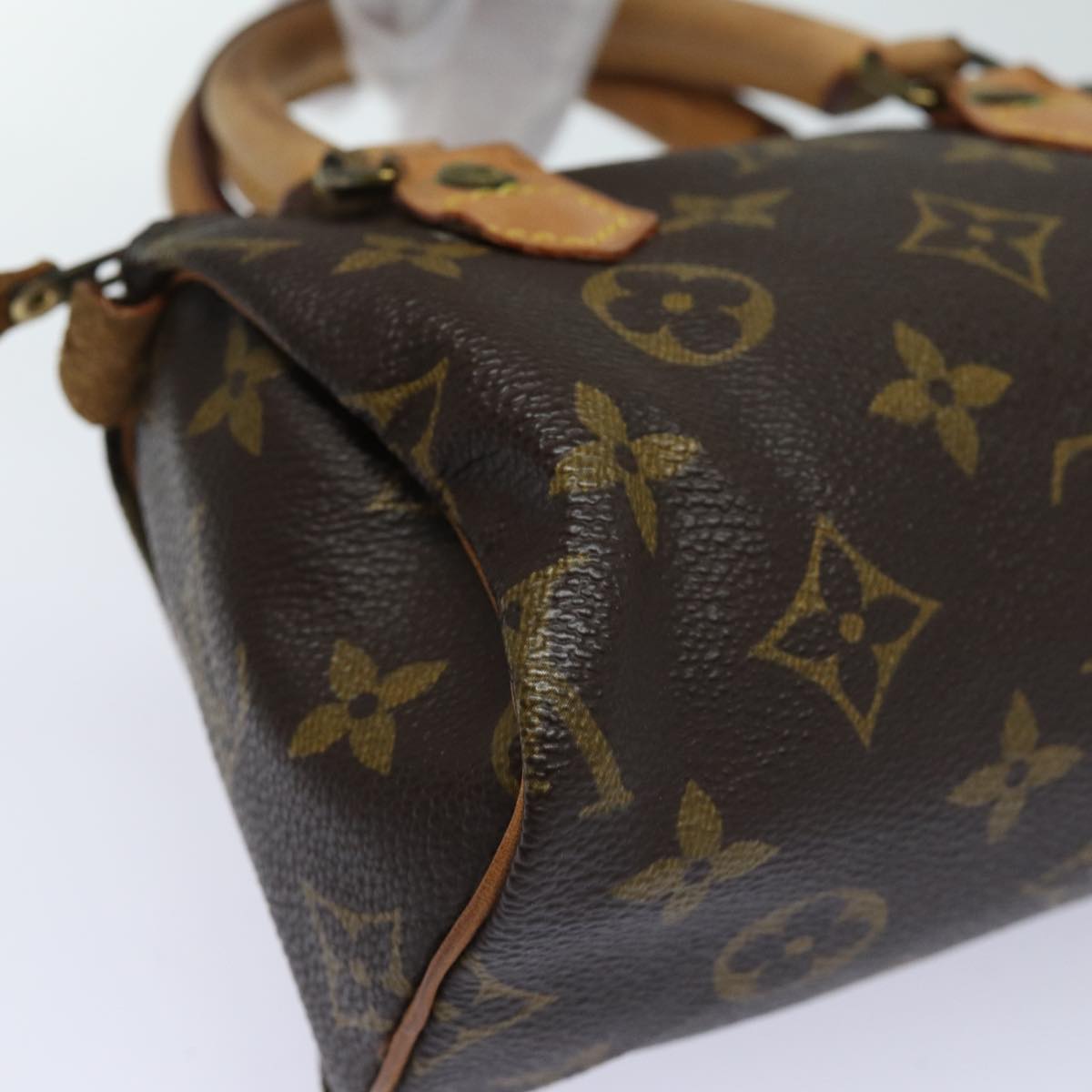 LOUIS VUITTON Monogram Mini Speedy Hand Bag Vintage M41534 LV Auth ar12313