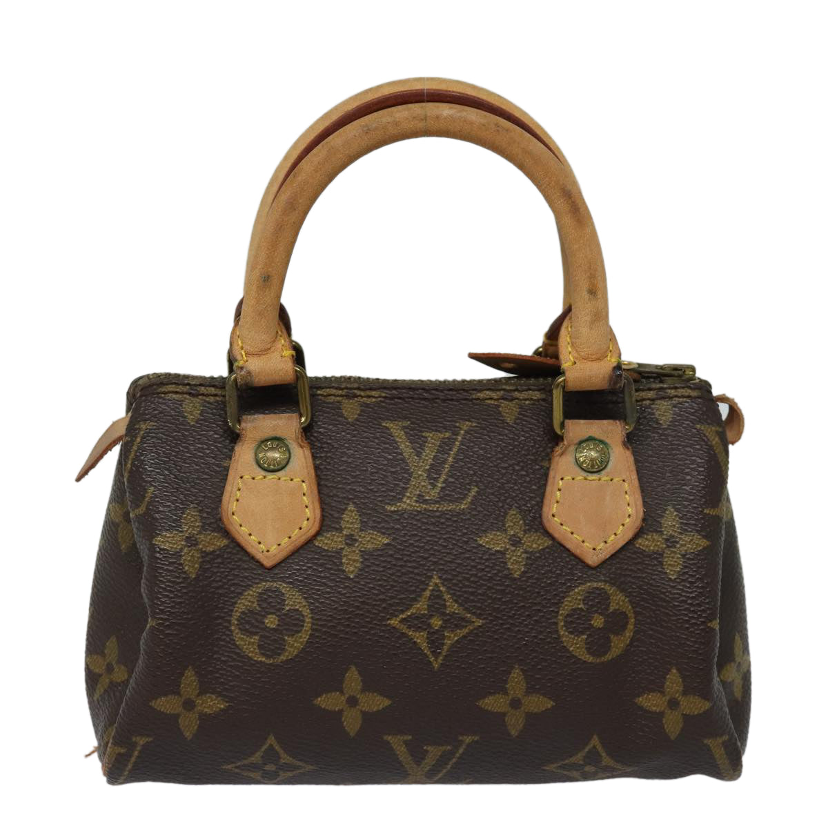 LOUIS VUITTON Monogram Mini Speedy Hand Bag Vintage M41534 LV Auth ar12313