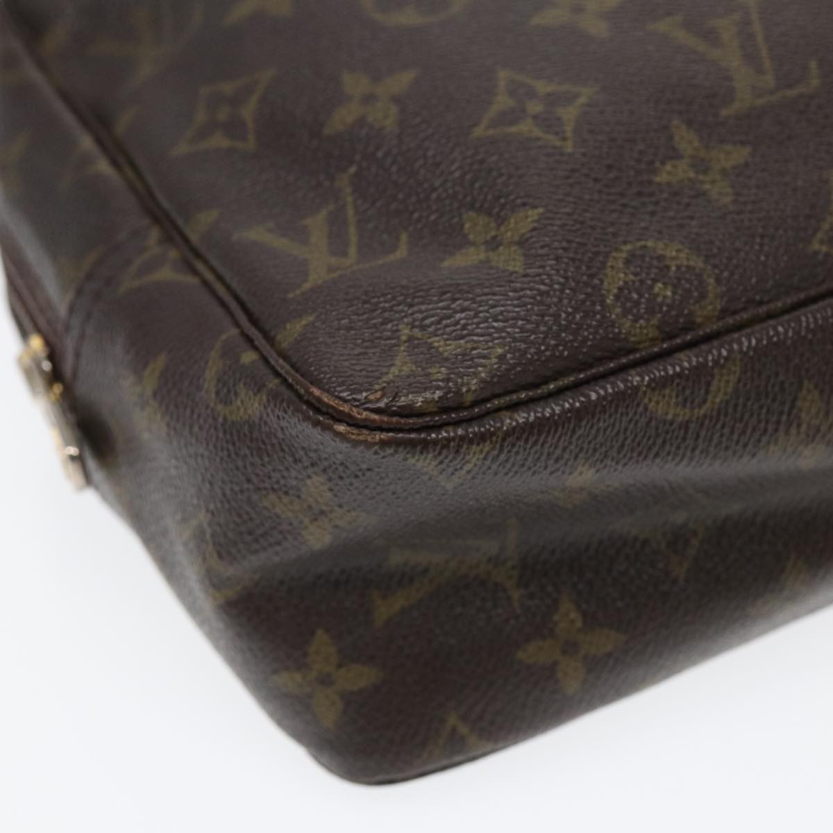 LOUIS VUITTON Monogram Trousse Toilette 28 Clutch Bag M47522 LV Auth ar12324