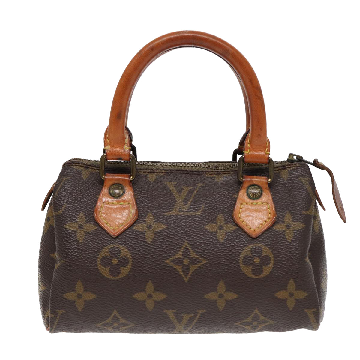 LOUIS VUITTON Monogram Mini Speedy Hand Bag Vintage M41534 LV Auth ar12326