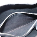 BALENCIAGA Paper Manny Long Wallet Leather Black Silver 371661 Auth ar12342-11