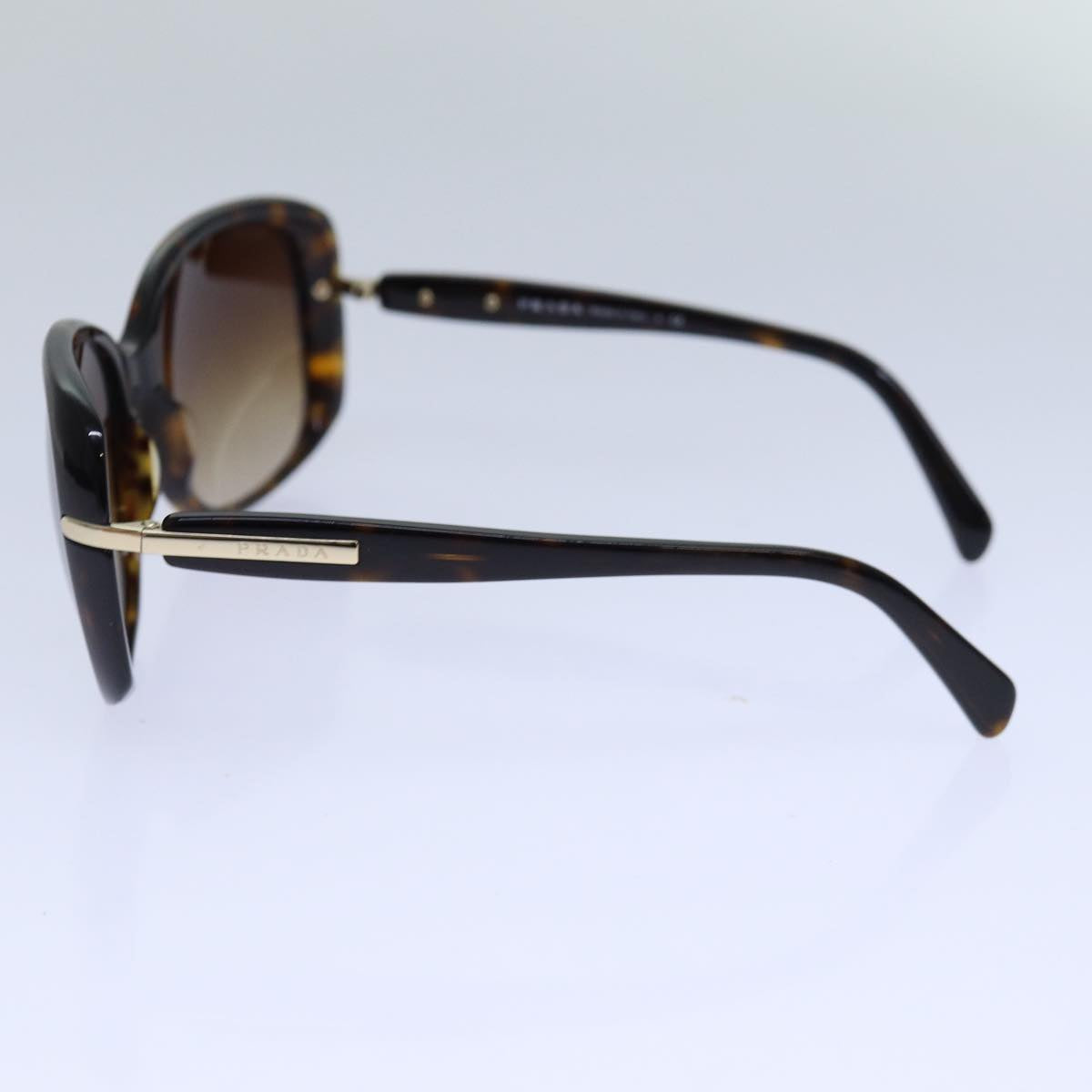 PRADA Sunglasses plastic Brown Auth ar12353