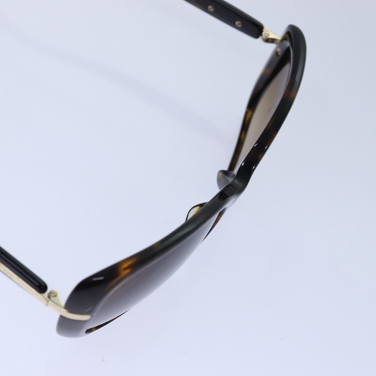 PRADA Sunglasses plastic Brown Auth ar12353