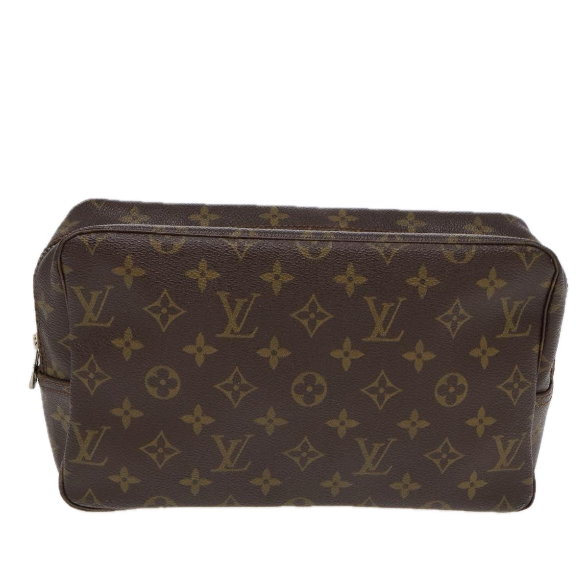 LOUIS VUITTON Monogram Trousse Toilette 28 Clutch Bag M47522 LV Auth ar12380