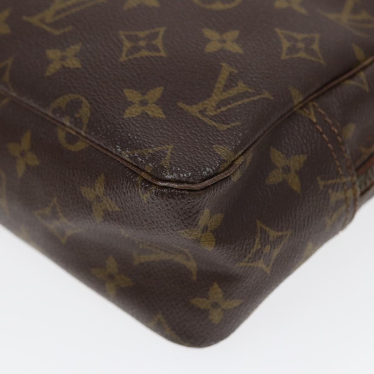 LOUIS VUITTON Monogram Trousse Toilette 28 Clutch Bag M47522 LV Auth ar12380