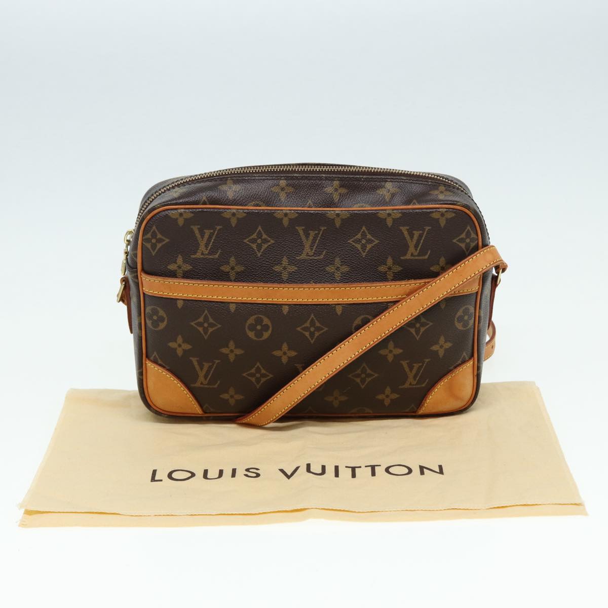 LOUIS VUITTON Monogram Trocadero 27 Shoulder Bag M51274 LV Auth ar12389