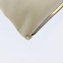 FENDI Shoulder Bag Nylon White Silver Auth ar12395-15