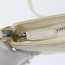 FENDI Shoulder Bag Nylon White Silver Auth ar12395-18