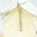 FENDI Shoulder Bag Nylon White Silver Auth ar12395-20