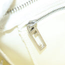 FENDI Shoulder Bag Nylon White Silver Auth ar12395-22