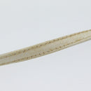 FENDI Shoulder Bag Nylon White Silver Auth ar12395-9