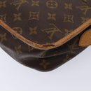 LOUIS VUITTON Monogram Gibeciere MM Shoulder Bag M42247 LV Auth ar12433-17