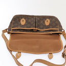 LOUIS VUITTON Monogram Gibeciere MM Shoulder Bag M42247 LV Auth ar12433-20