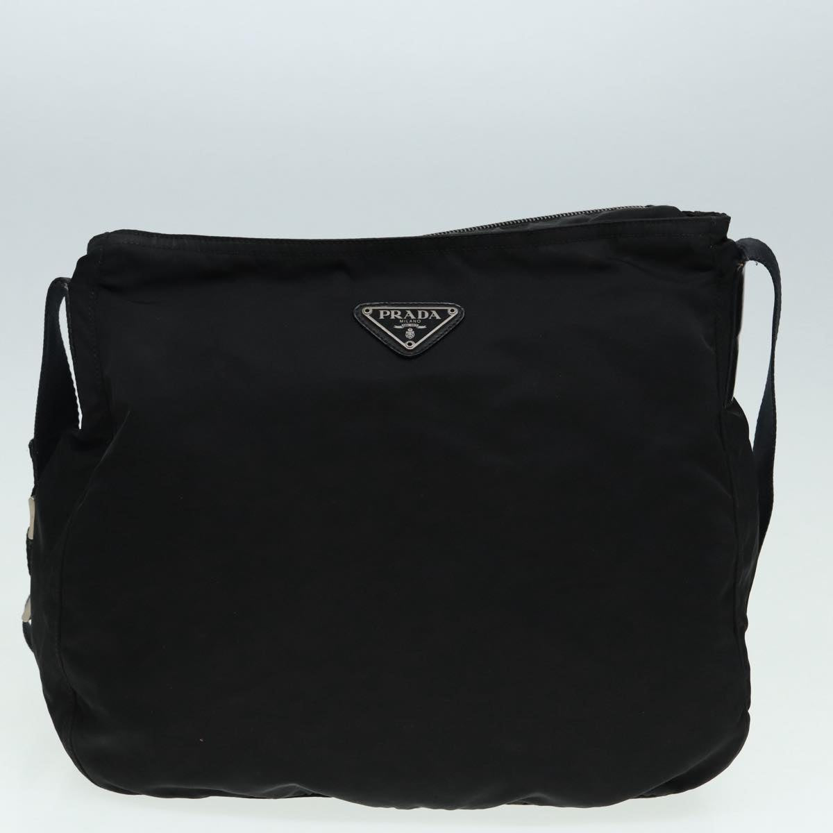 PRADA Sports Shoulder Bag Nylon 2Set Black Gray Auth ar12434 - 0