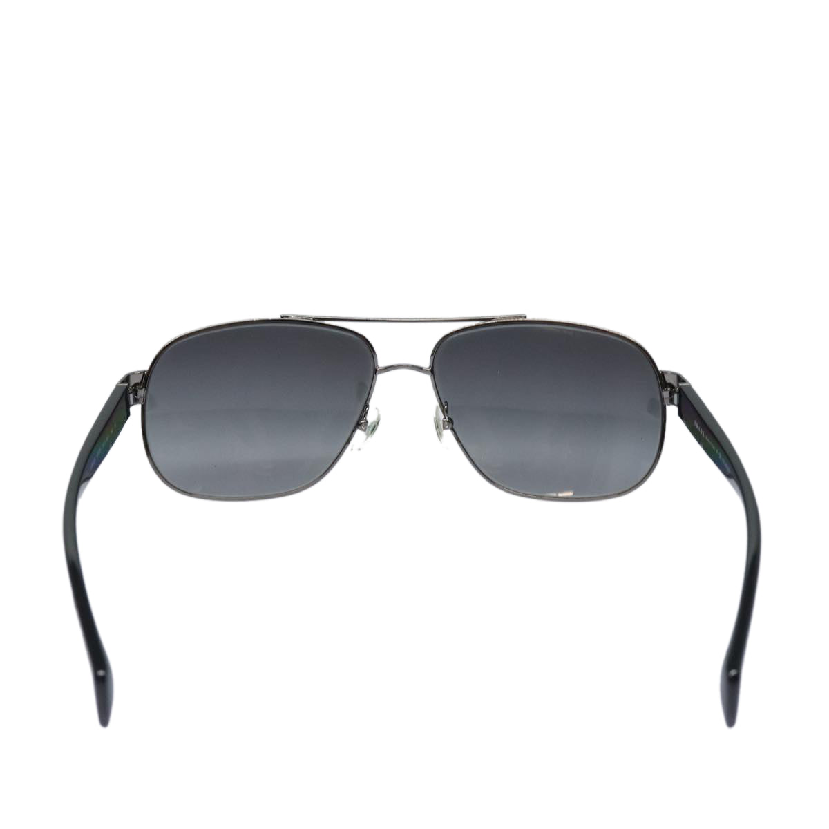 PRADA Sunglasses metal Black Auth ar12436 - 0