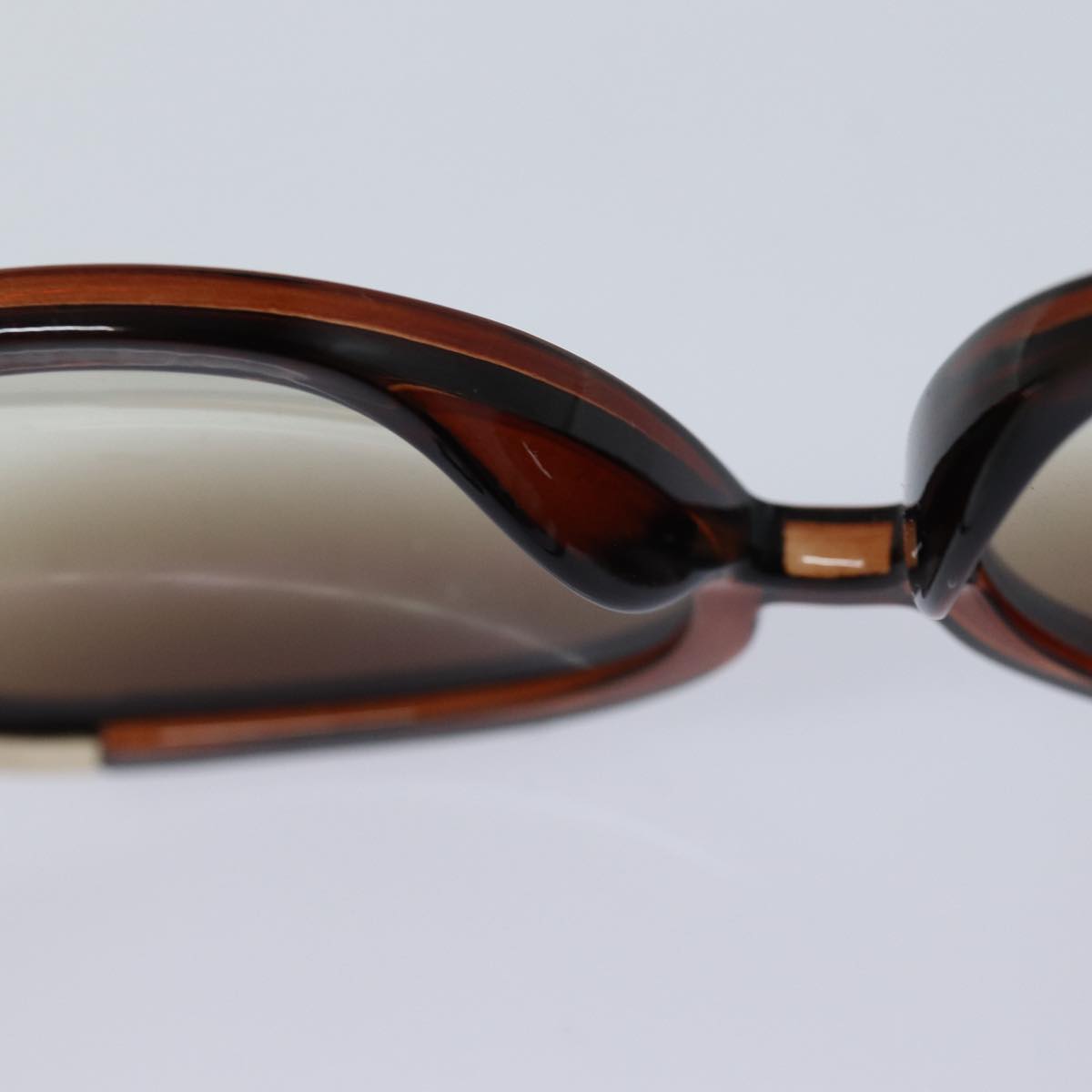 Chloe Sunglasses plastic Brown Auth ar12442