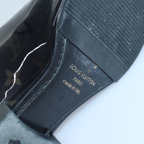 LOUIS VUITTON Monogram Richelieu Derby Shoes shoes Size 6 Brown LV Auth ar12448