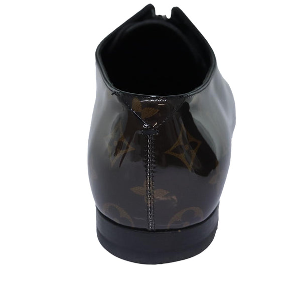 LOUIS VUITTON Monogram Richelieu Derby Shoes shoes Size 6 Brown LV Auth ar12448