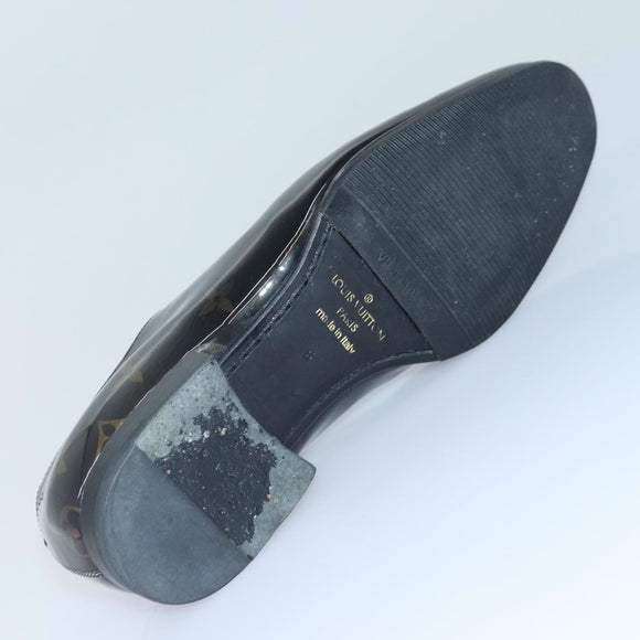 LOUIS VUITTON Monogram Richelieu Derby Shoes shoes Size 6 Brown LV Auth ar12448