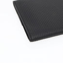 BVLGARI Clutch Bag PVC Silver Black Auth ar12452-16