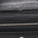 BVLGARI Clutch Bag PVC Silver Black Auth ar12452-18