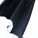 BVLGARI Clutch Bag PVC Silver Black Auth ar12452-23