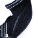 BVLGARI Clutch Bag PVC Silver Black Auth ar12452-25