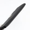 BVLGARI Clutch Bag PVC Silver Black Auth ar12452-5