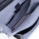 FENDI Hand Bag Leather 2way Black Silver Auth ar12462-10