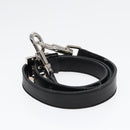 FENDI Hand Bag Leather 2way Black Silver Auth ar12462-23