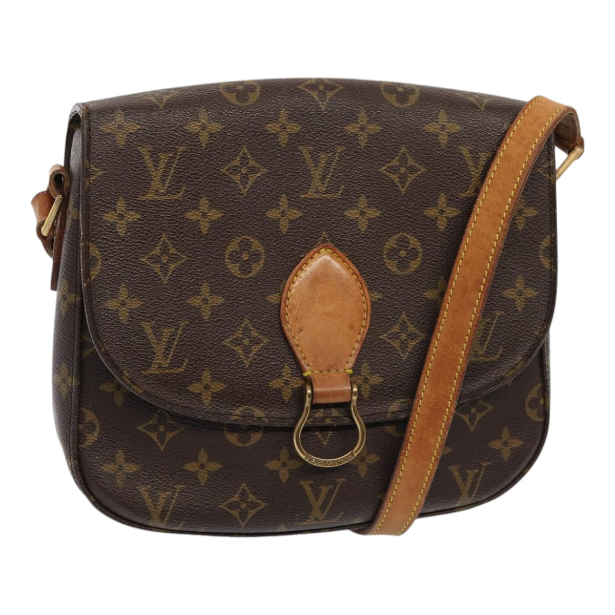 LOUIS VUITTON Monogram Saint Cloud GM Shoulder Bag M51242 LV Auth ar12476