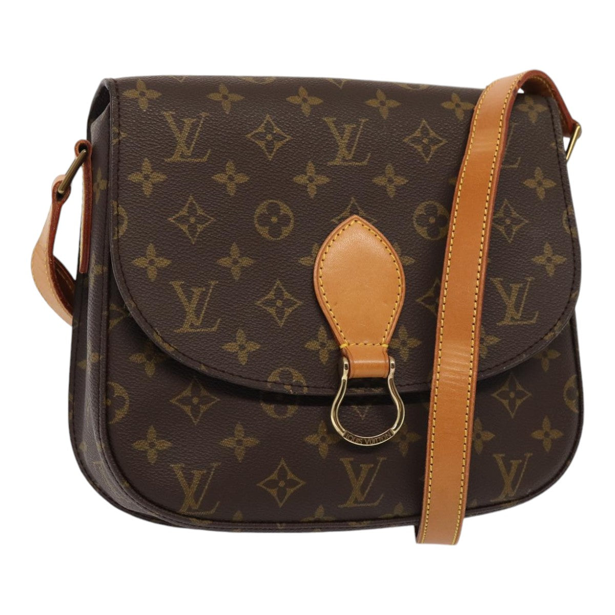 LOUIS VUITTON Monogram Saint Cloud GM Shoulder Bag M51242 LV Auth ar12479