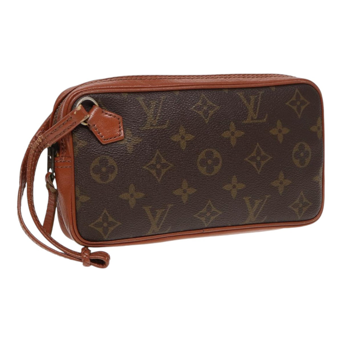 LOUIS VUITTON Monogram Pochette Sports Clutch Bag Vintage No.183 LV Auth ar12480