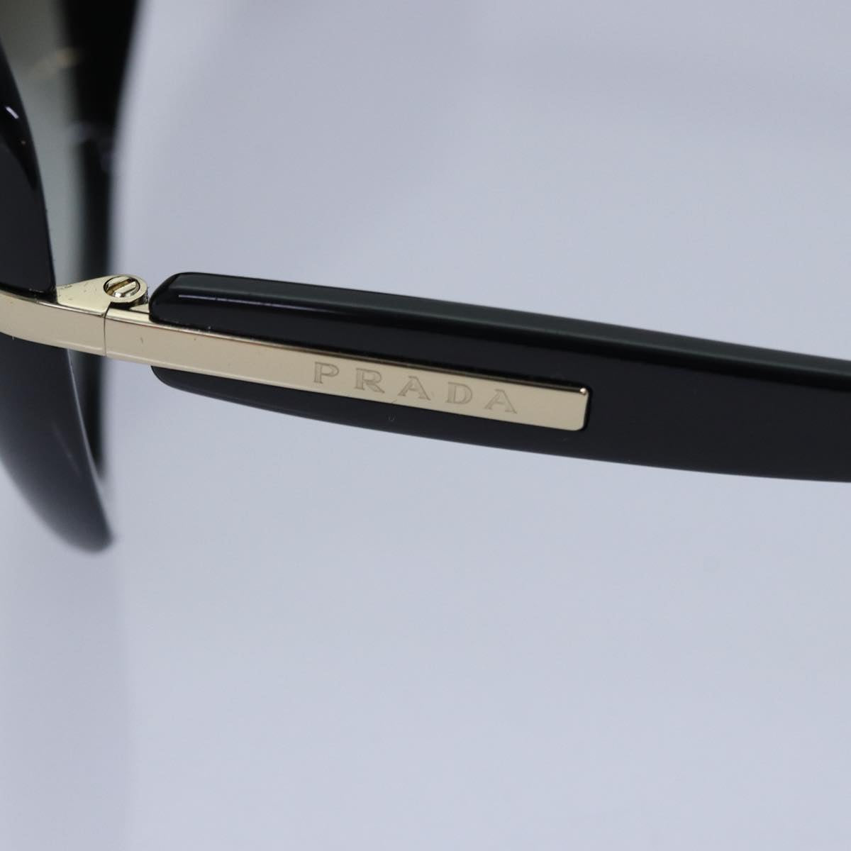 PRADA Sunglasses plastic Black Auth ar12510