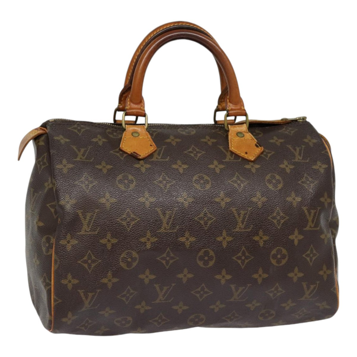 LOUIS VUITTON Monogram Speedy 30 Hand Bag M41526 LV Auth ar12514