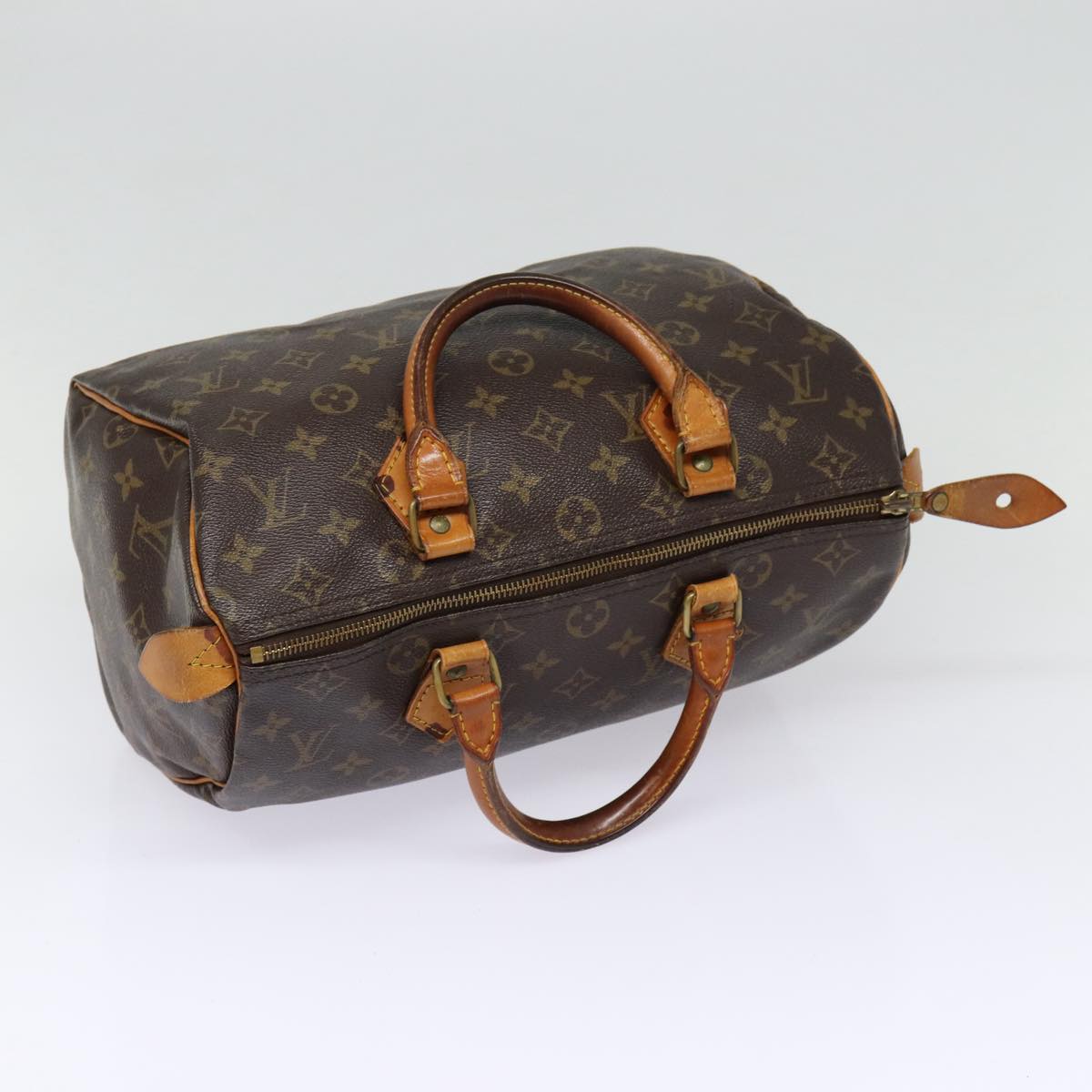 LOUIS VUITTON Monogram Speedy 30 Hand Bag M41526 LV Auth ar12514